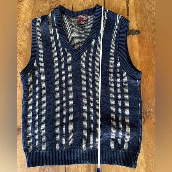 Vintage Cambridge Classics by Mervyn’s Sweater Vest Made in USA Size Medium - Picture 5 of 7
